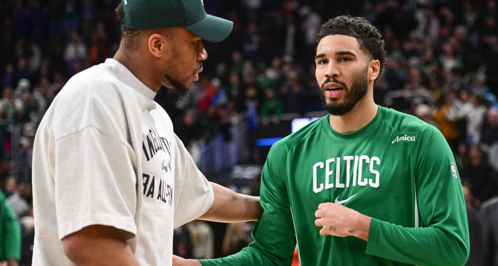 Giannis Antetokounmpo linked to Celtics in latest report - 98.5 The Sports Hub