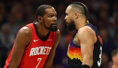 Kevin Durant, Rockets show physical side in rally vs. Suns, earn 7th straight win