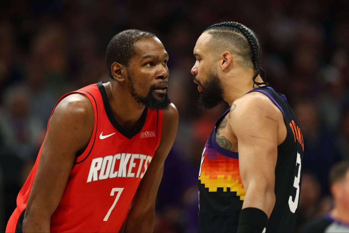 Kevin Durant, Rockets show physical side in rally vs. Suns, earn 7th straight win