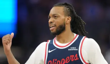 Clippers predicted to land 6'6" 17.9 PPG March Madness hero in 2026 NBA Mock Draft, create star backcourt with Darius Garland image