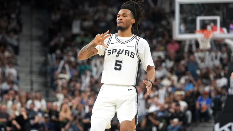 Spurs' Stephon Castle joins Magic Johnson, LeBron James, Luka Doncic in exclusive NBA history image
