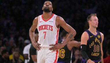 Kevin Durant could miss Game 3 of the playoff series against the Los Angeles Lakers due to an ankle sprain