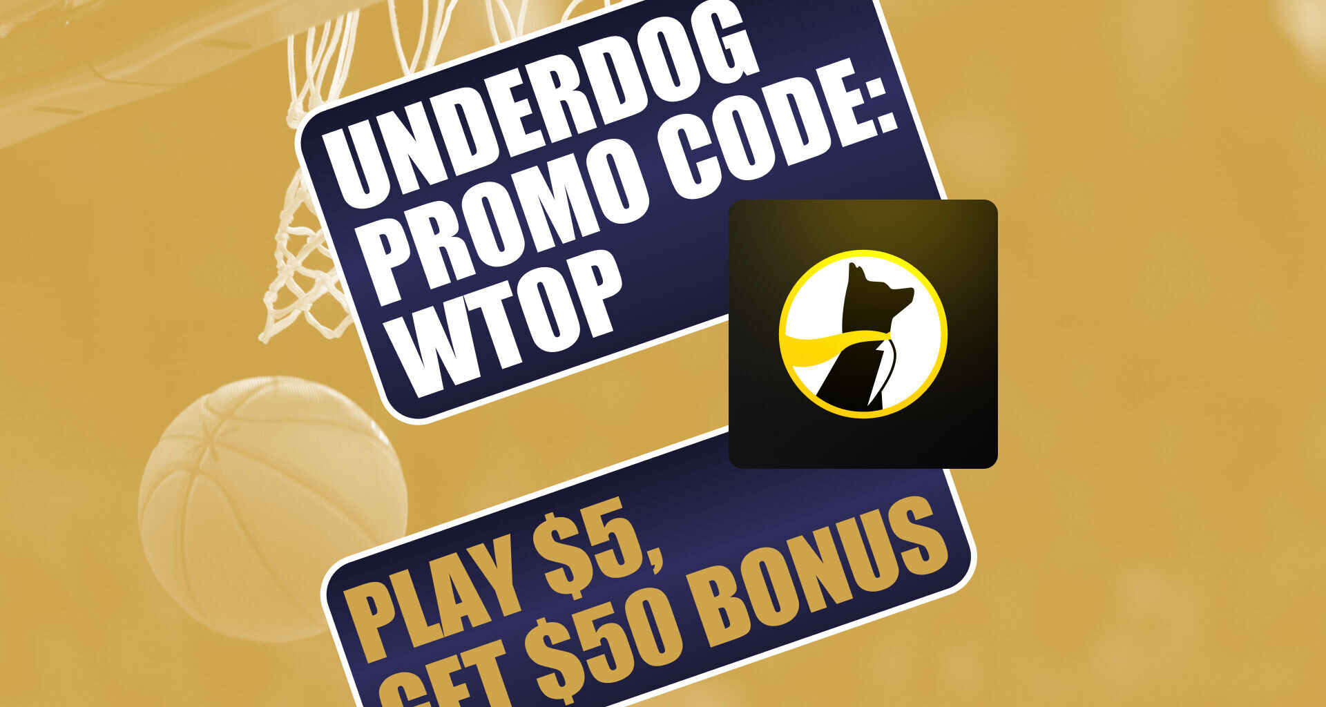 Underdog Promo Code WTOP: Get $50 Bonus for NBA, MLB Easter Picks