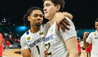 WVU rallies back to beat Stanford in OT in opening round of College Basketball Crown