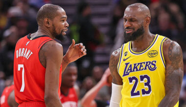 Kevin Durant LeBron James Houston Rockets Los Angeles Lakers NBA