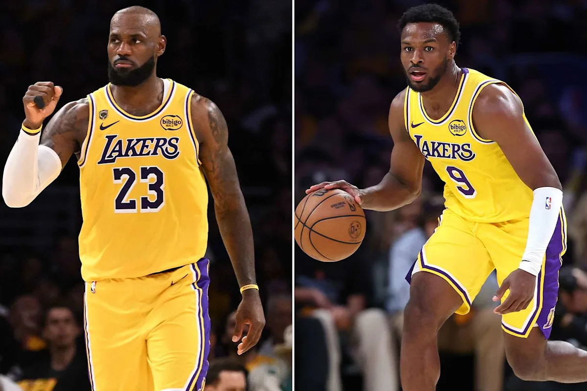 LeBron James Says Making Sports History with Bronny as First Father-Son to Compete in NBA Playoffs Is ‘the Craziest Thing’