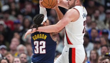 Jokic's 35 points, 13 rebounds, 13 assists help the Nuggets get past the Trail Blazers 137-132 in OT :: WRAL.com