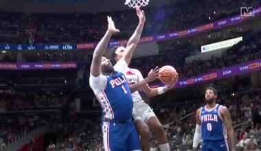 Paul George scores 39 points in the 76ers' 153-131 win over the Wizards