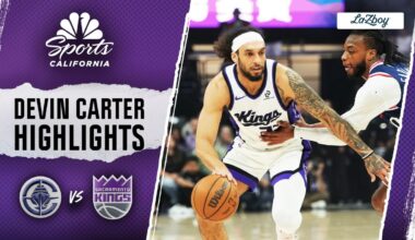 Devin Carter highlights: Watch Kings guard score 21 points in loss vs. Clippers