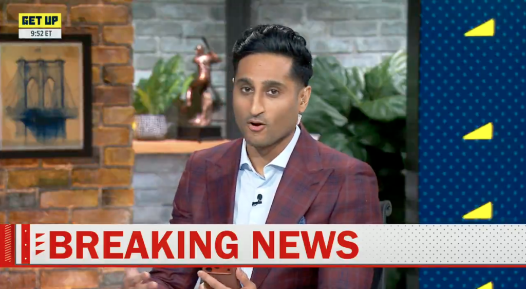 Shams Charania started digging around the Trump administration