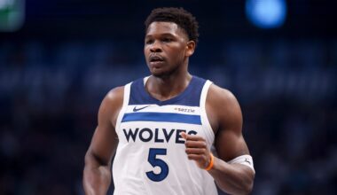 Former Bulldog Anthony Edwards ineligible for NBA postseason awards