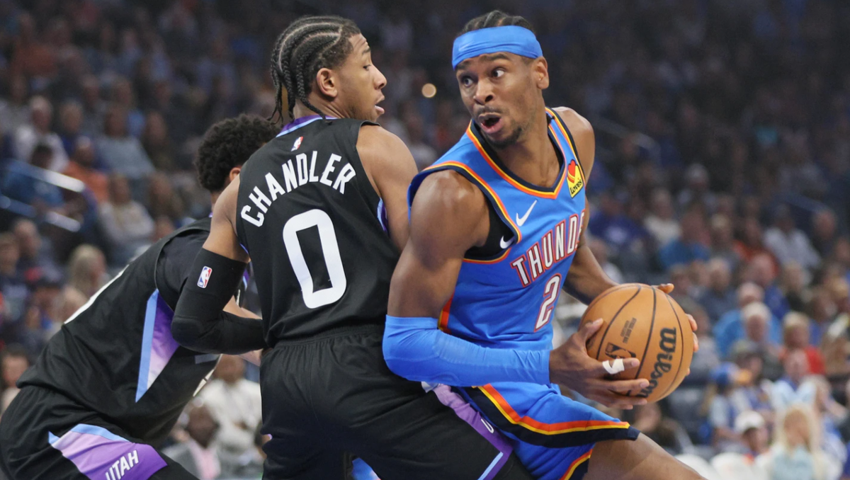 Thunder score season-high 146 points in rout of the Jazz