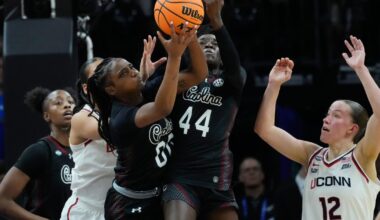 Undefeated UConn upset by South Carolina in women's Final Four