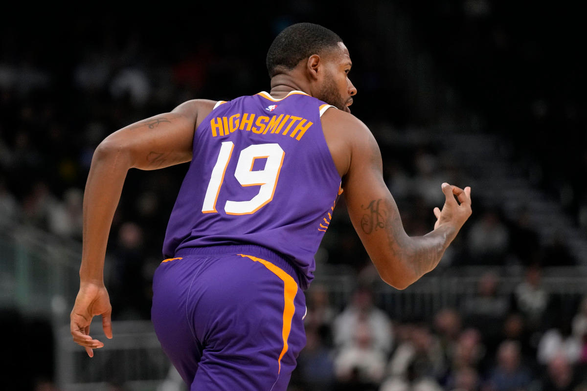 Phoenix Suns forward Haywood Highsmith (19)Jeff Hanisch-Imagn Images