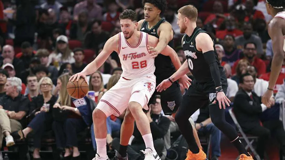 Houston Rockets center Alperen Sengun 