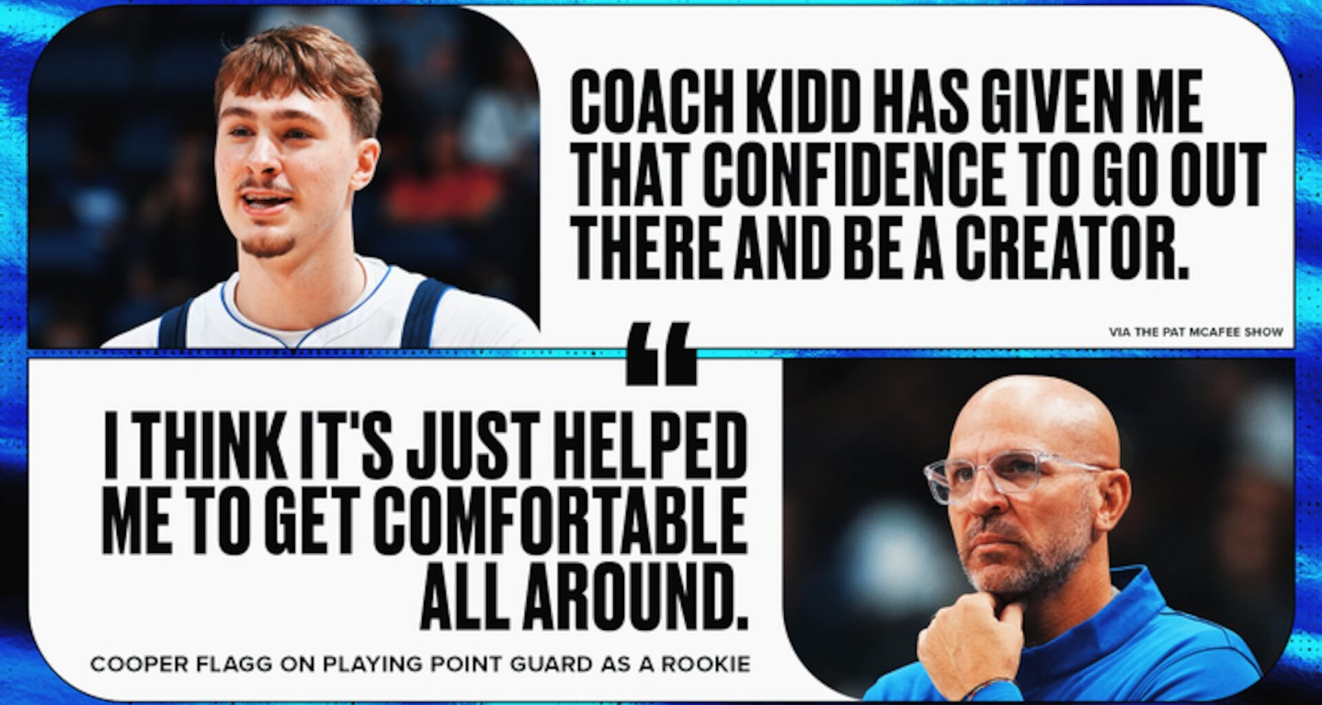 Cooper Flagg 'Much More Confident' as Mavs' PG, Talks Development During Rookie NBA Season