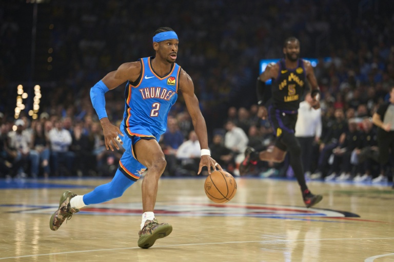 Thunder crush Lakers as Doncic hurt, Cavs clinch NBA playoff berth