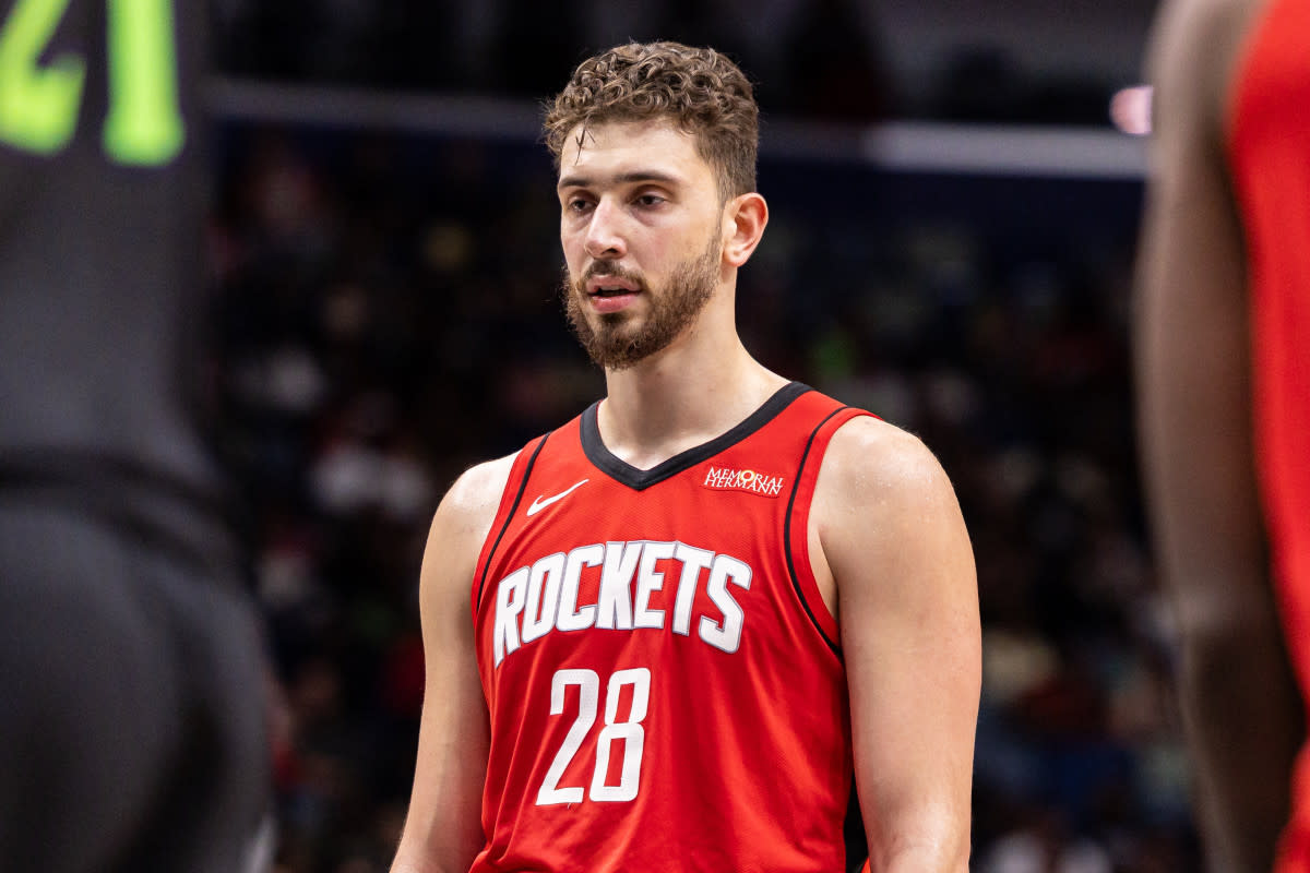 Houston Rockets center Alperen Sengun (28)© Stephen Lew-Imagn Images

