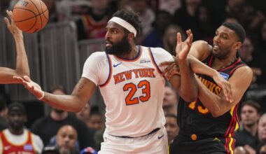 Tony Bradley believes Hawks need to hit Knicks 'in the mouth first'