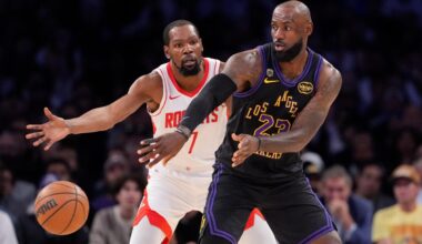 Lakers' series, NBA title odds skyrocketing after surprise 2-0 start vs. Rockets
