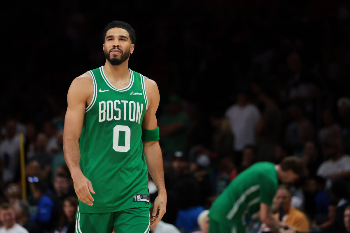 Boston Celtics forward Jayson Tatum (0)Sam Navarro-Imagn Images