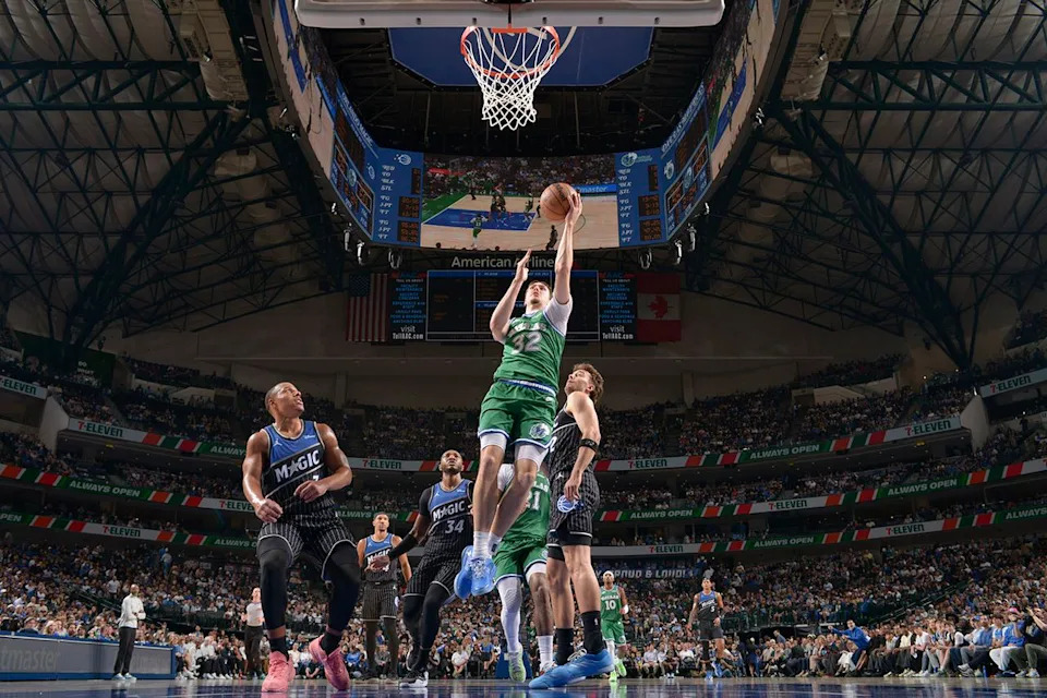 Cooper Flagg on April 3Credit: Glenn James/NBAE via Getty