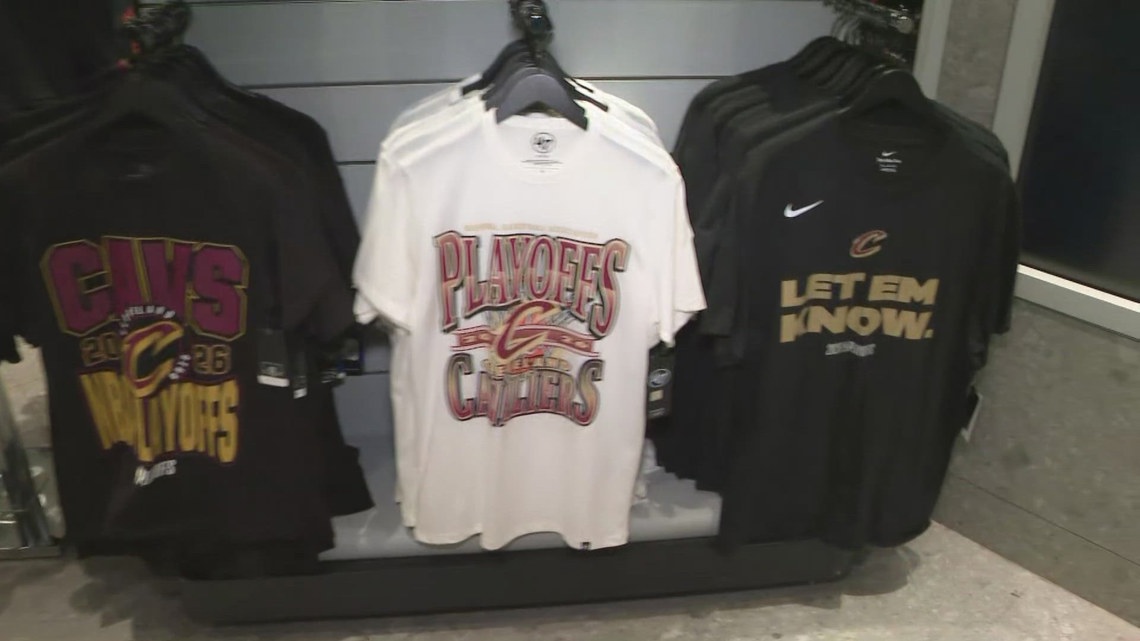 Cleveland Cavaliers vs. Toronto Raptors 2026 NBA Playoffs: Checking out the new merchandise