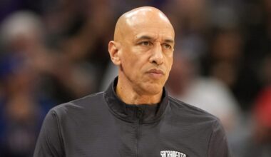 Doug Christie looking on