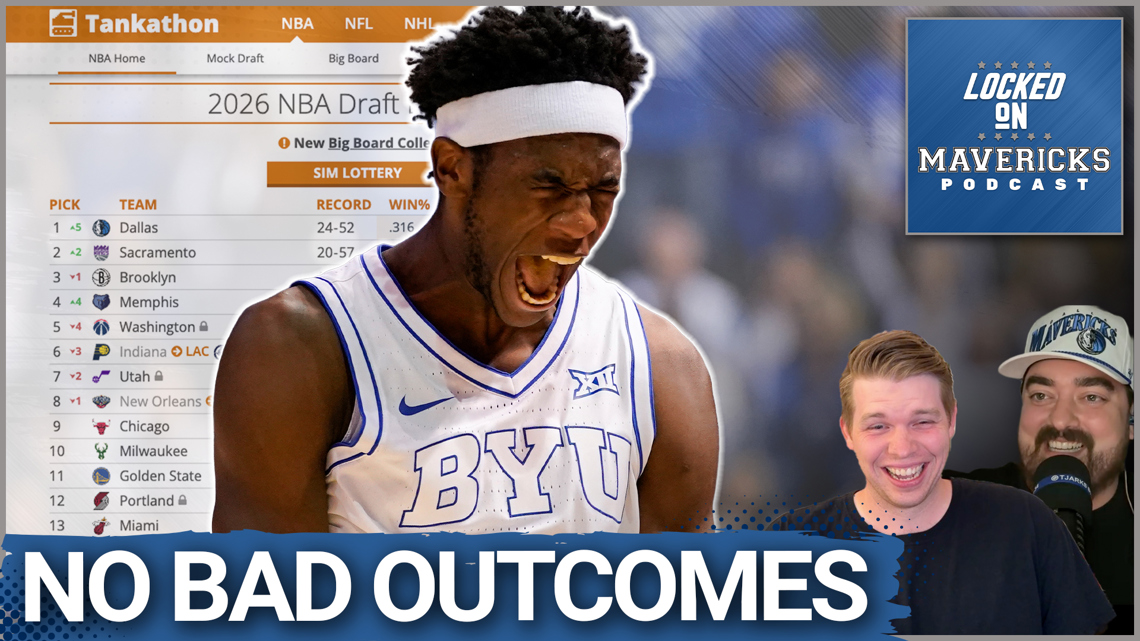 AJ Dybantsa in Dallas Would be GAME OVER for the NBA | Mavs Tankathon Scenarios