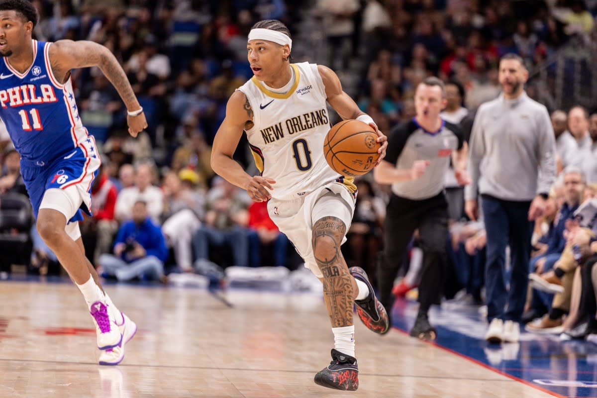 New Orleans Pelicans guard Jeremiah FearsStephen Lew-Imagn Images