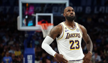 LeBron James out for Tuesday's game vs. Thunder with left foot soreness, Lakers say