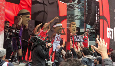'Rain or shine,' Toronto Raptors fans revel in return to Jurassic Park after 4-year hiatus and opportunity to cheer together