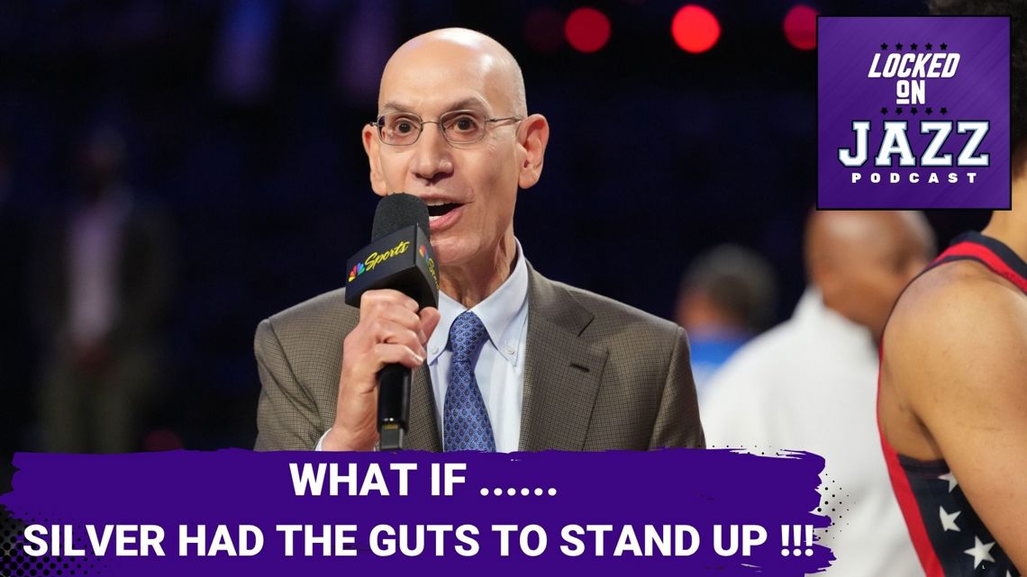 WEAKNESS - Adam Silver's INABILITY to STAND UP Hurts the NBA Narrative | Utah Jazz Podcast
