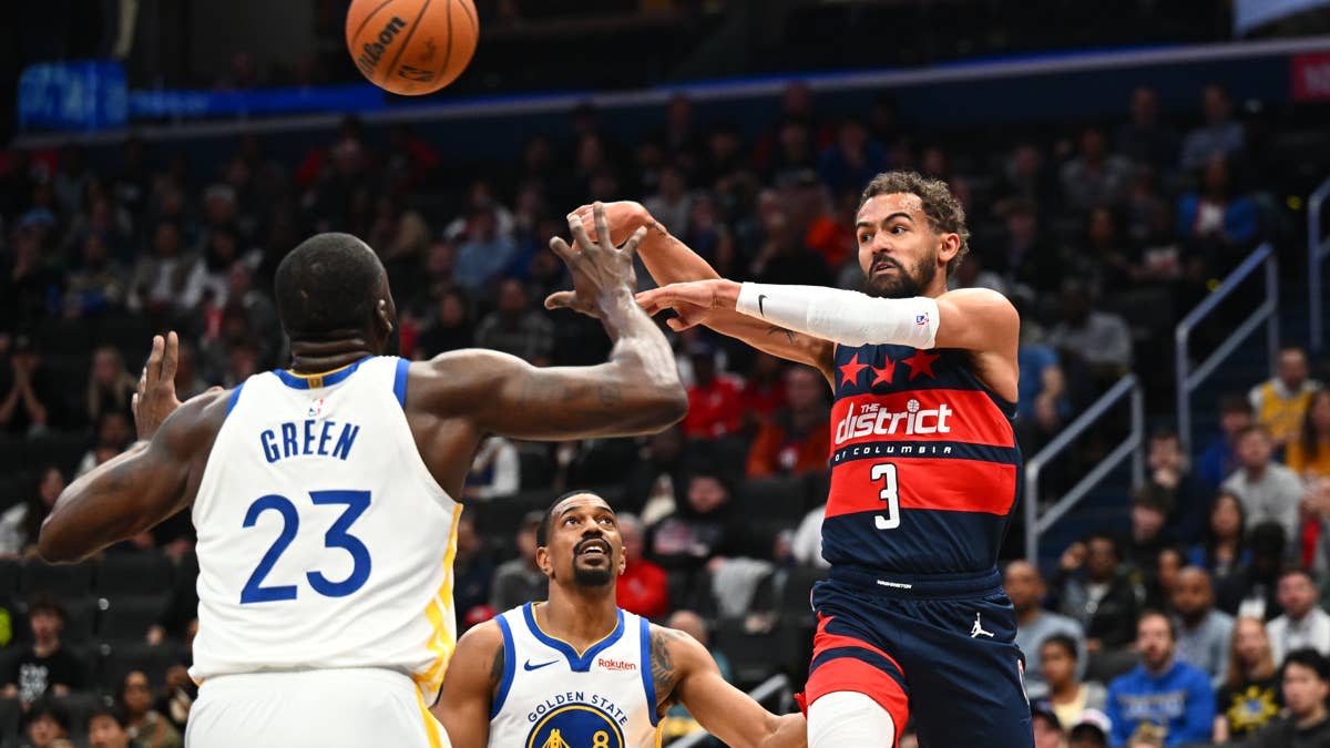 Trae Young’s projected usage spike in Washington elevates assists scoring and three point production significantly.© Brad Mills-Imagn Images&NewLine;&NewLine;