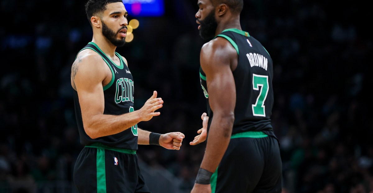 Celtics vs. Heat player grades: Brown scores 43, Tatum records triple-double in blowout over Miami