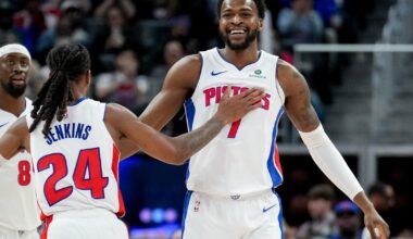 Detroit Pistons clinch first division title in 18 years with win over Toronto Raptors