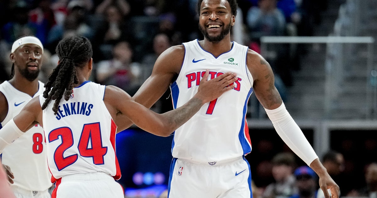 Detroit Pistons clinch first division title in 18 years with win over Toronto Raptors