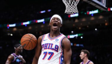 VJ Edgecombe named Eastern Conference Rookie of the Month for March