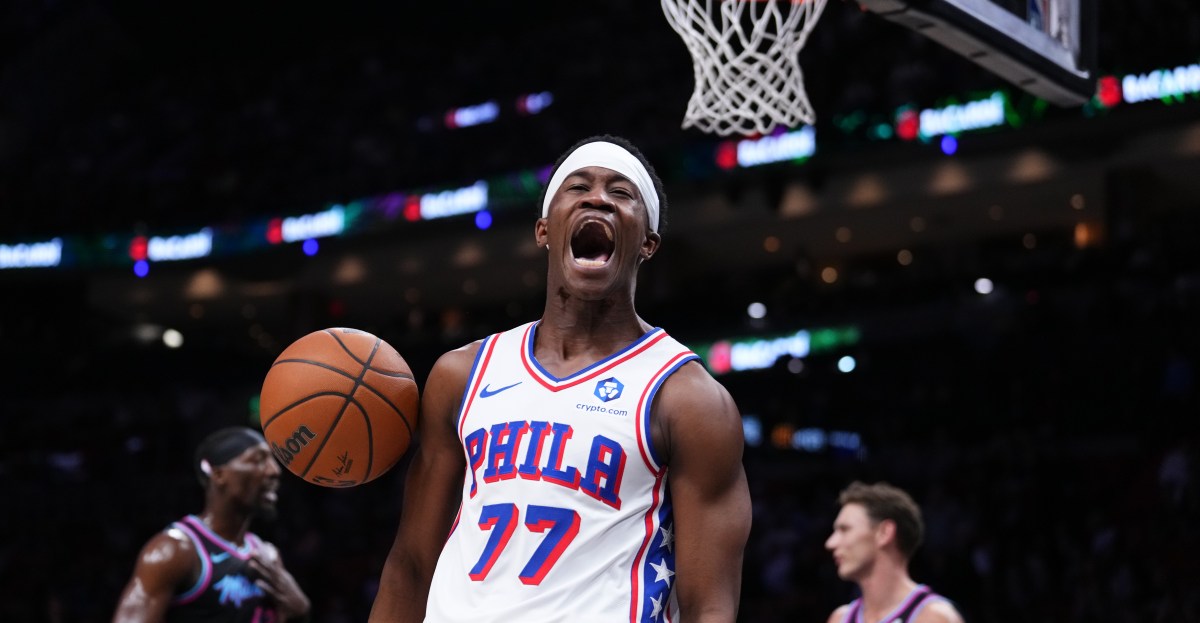 VJ Edgecombe named Eastern Conference Rookie of the Month for March