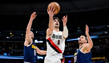 Trail Blazers Set Three-Point Record, Still Fall to Nuggets in OT