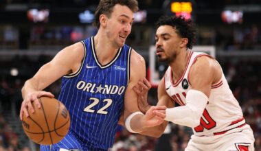 Wagner scores 25 as Magic beat Bulls 127-103 and move into sixth-place tie in the East with Toronto