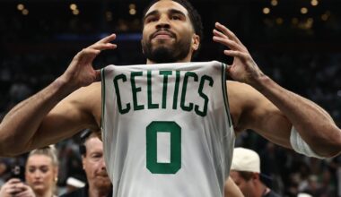 Celtics dominate Sixers in Game 1 of NBA playoffs, led by Jaylen Brown and Jayson Tatum
