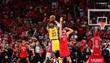 Grades for LeBron James, Marcus Smart in Lakers Game 3 win vs. Rockets