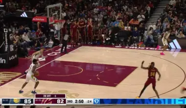 Donovan Mitchell with 38 points vs. Indiana Pacers