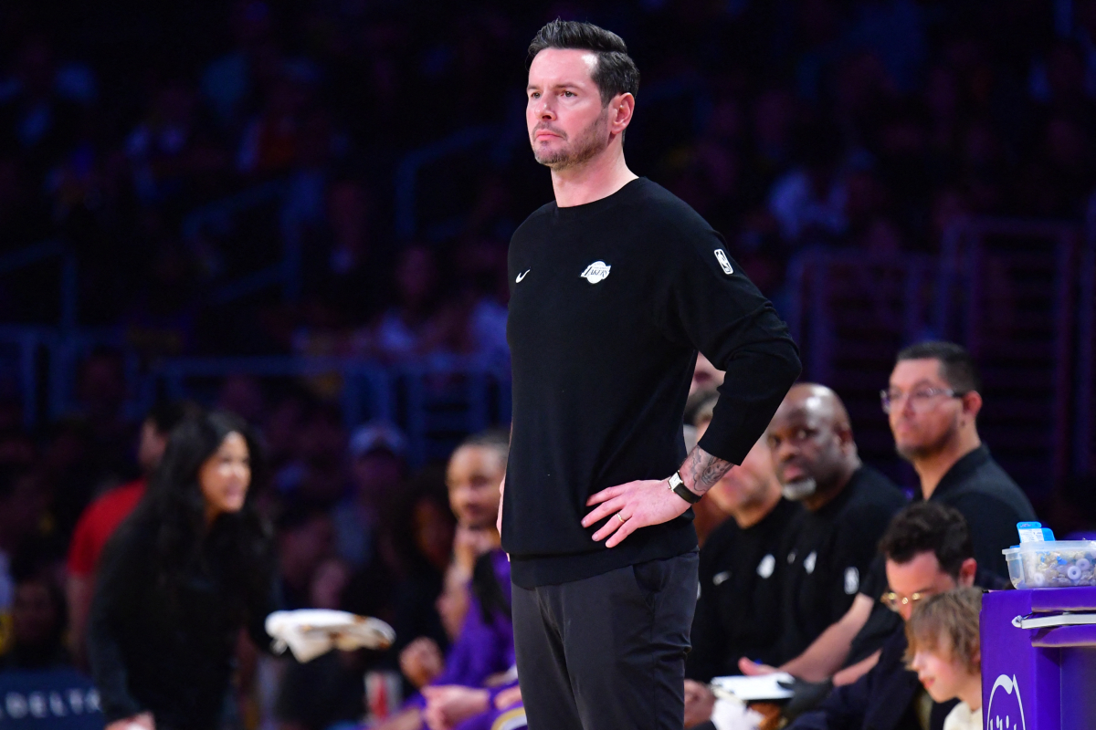 JJ Redick reacts to Kevin Durant returning to face Lakers for Game 2