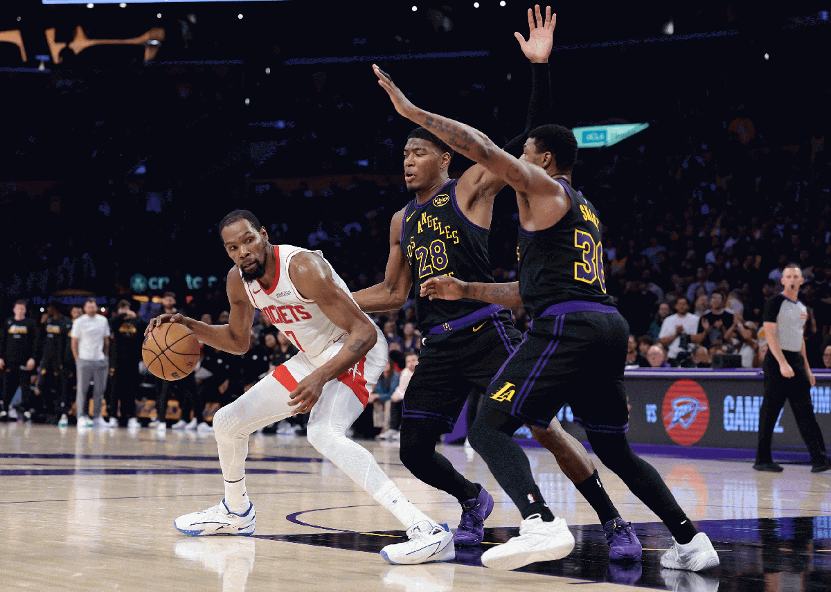 Lakers are causing Kevin Durant double trouble and Rockets have no answer