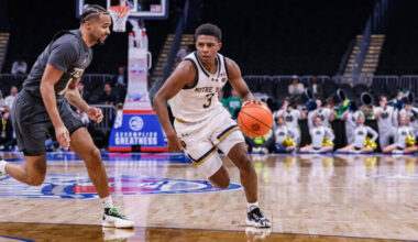 Notre Dame guard Markus Burton.