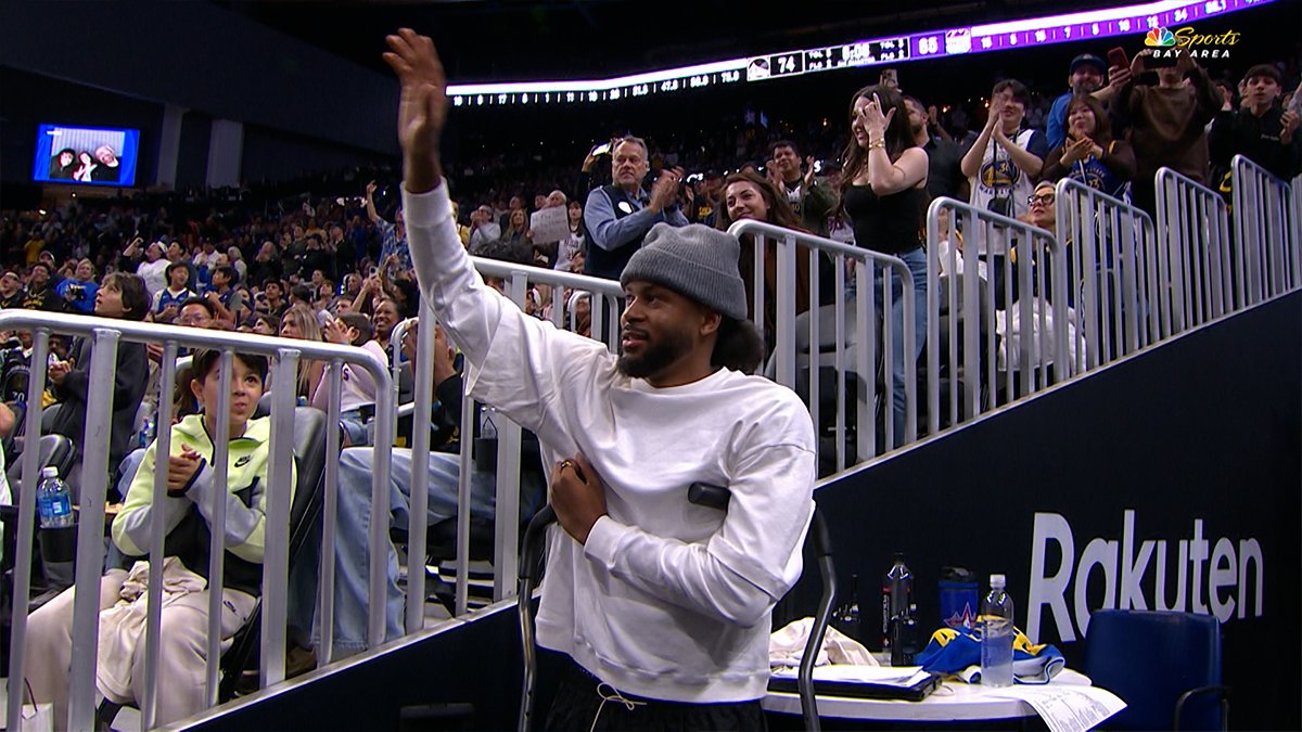 Moses Moody receives standing ovation from Warriors fans – NBC Sports Bay Area & California