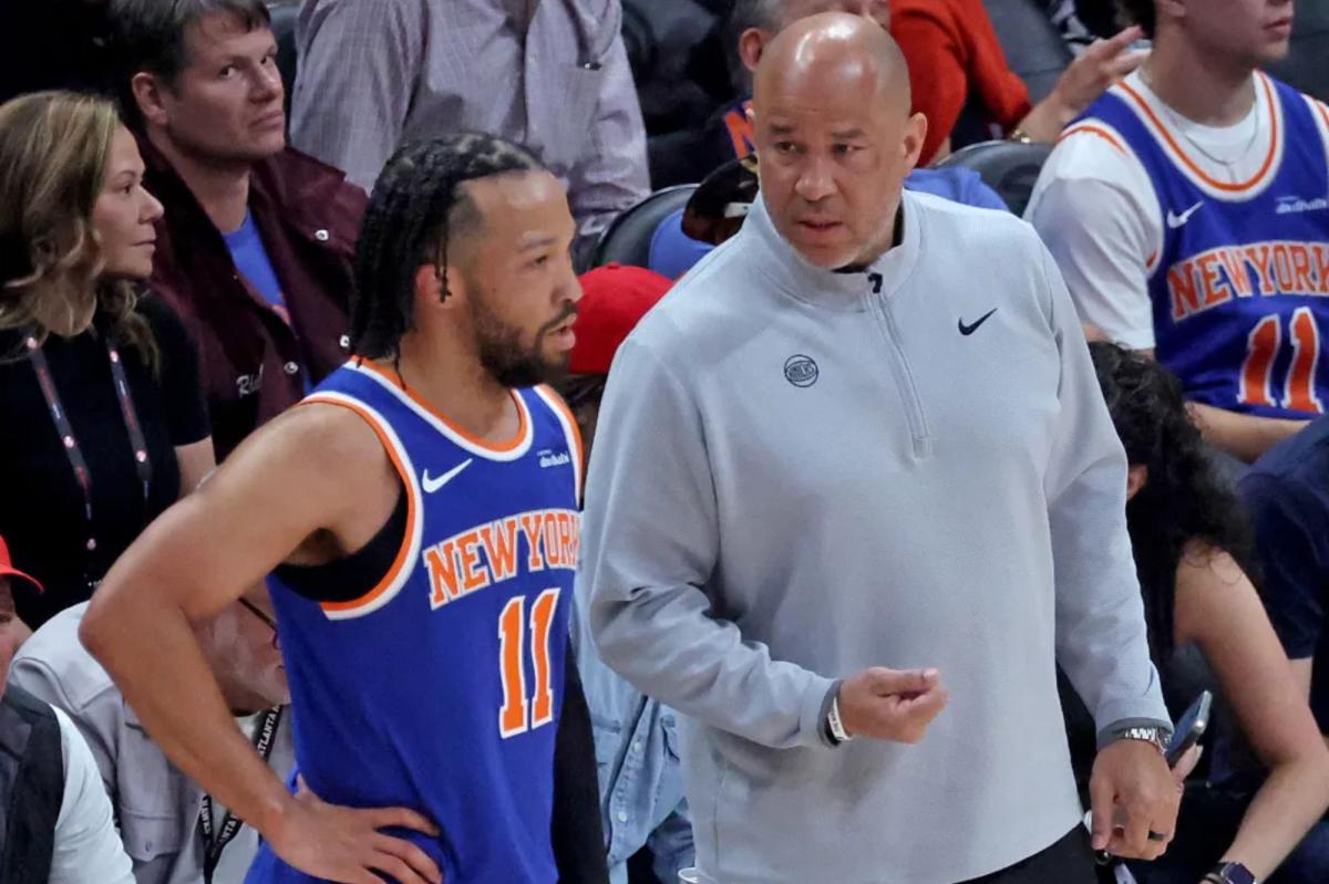 Knicks' Jalen Brunson downplays yelling spat with his dad
