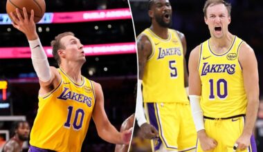 Luke Kennard makes Lakers playoff history with perfect shooting night in Game 1 win vs Rockets